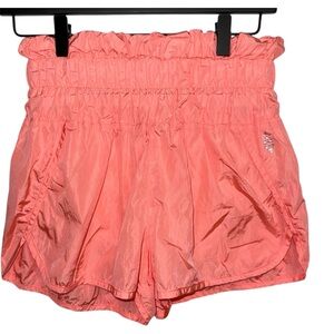 Free People Movement Shorts The Way Home Coral Athletic High Waisted Small